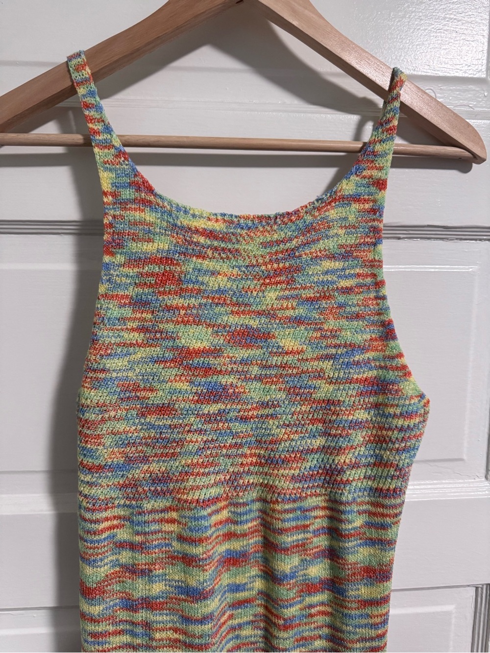 Lisa Says Gah Multicolor Speckled Knit Maxi Dress